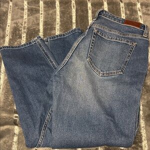 Hollister Women's Ultra High Rise Mom Straight Blue Jeans